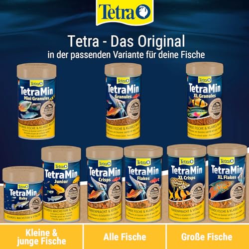 TetraMin Baby - Fischfutter in Form von Mikro-Flocken für die Zierfischbrut bis 1cm Länge, spezielles Wachstumsfutter, 66 ml Dose