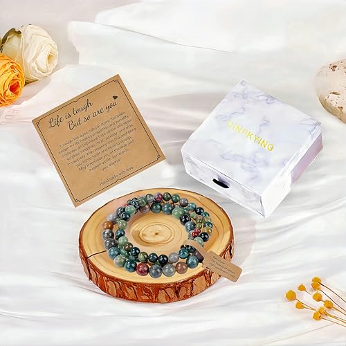 3 Pulseras de Cristal Turquesa Curativo para Mujer y Hombre miniatura 6