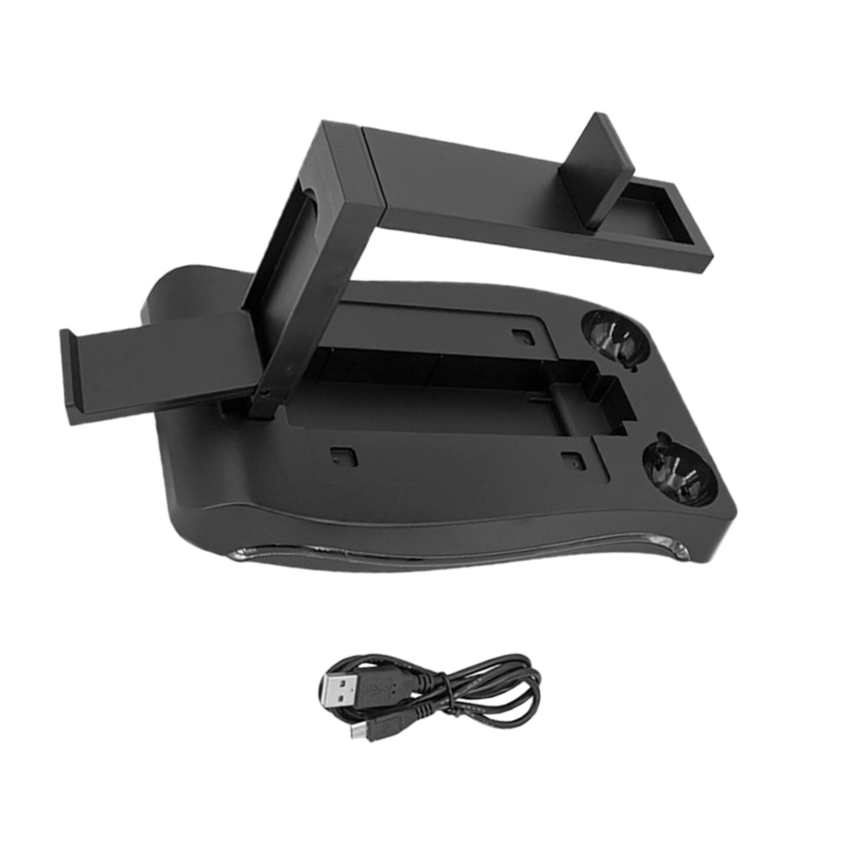 Stazione Di Ricarica Per Controller Vr Supporto Verticale Per Console Di Gioco e Occhiali Vr Design Compatto e Salvaspazio Organizer Pratico e Sicuro Per Controller