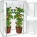 Produktbild Mini-Gewächshaus Balkon Terrasse Garten Treibhaus 150 x 103 x 52 cm Platzsparend Transparent Grün 23358