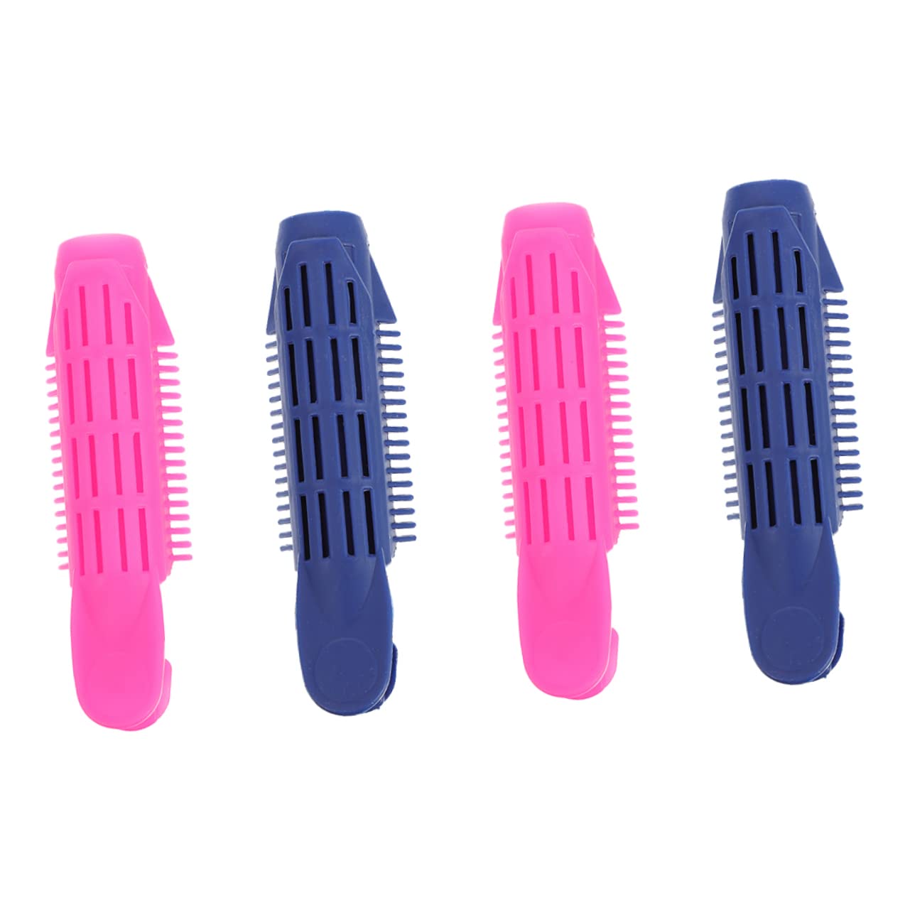 BESTYASH 4Pcs Self Grip Hair Rollers Convenient Hair Root Curlers for Effortless Styling Durable Hairstyling Clips for Bangs for Creating Fluffy Curls
