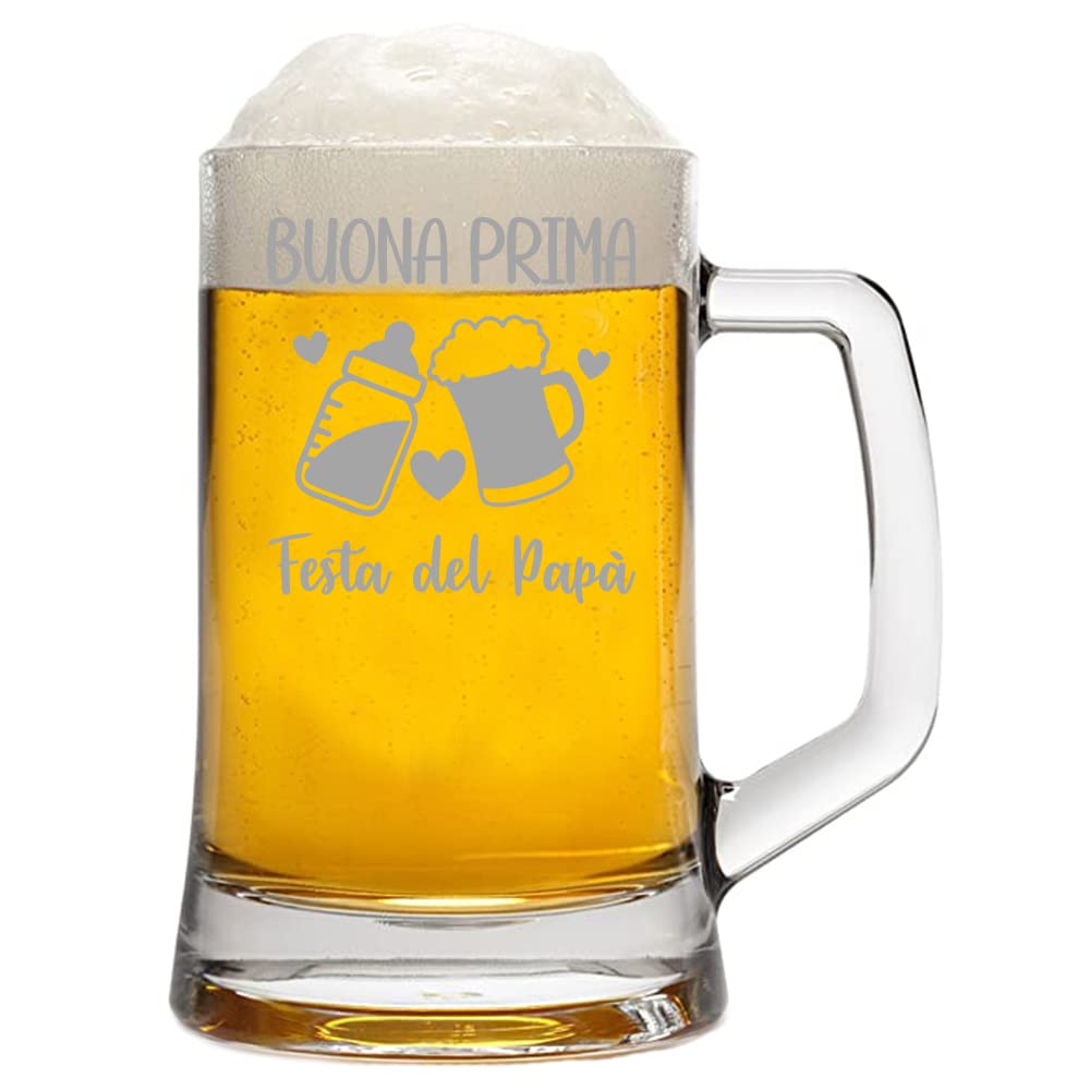 Boccale Da Birra In Ceramica Per Festa Della Mamma - Scritta Speciale, Capienza 50 Cl