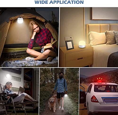 Siivton Rechargeable Camping Lantern, 6400mAh Power Bank, 4 Modes Portable Camping Tent Light with Magnetic Emergency Light, Use for Bedroom, Outdoor Light, Camping Accessories - Image 7