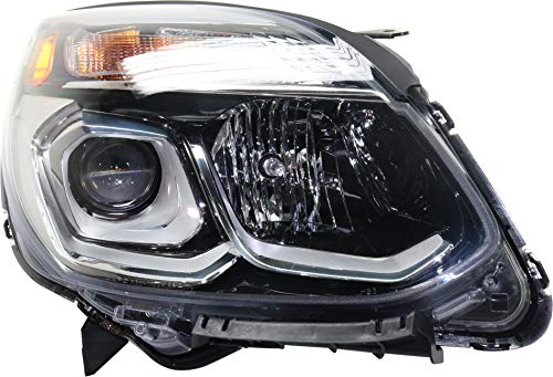 Evan Fischer Headlight Assembly Compatible with 2016-2017 Chevrolet Equinox CAPA Passenger Side