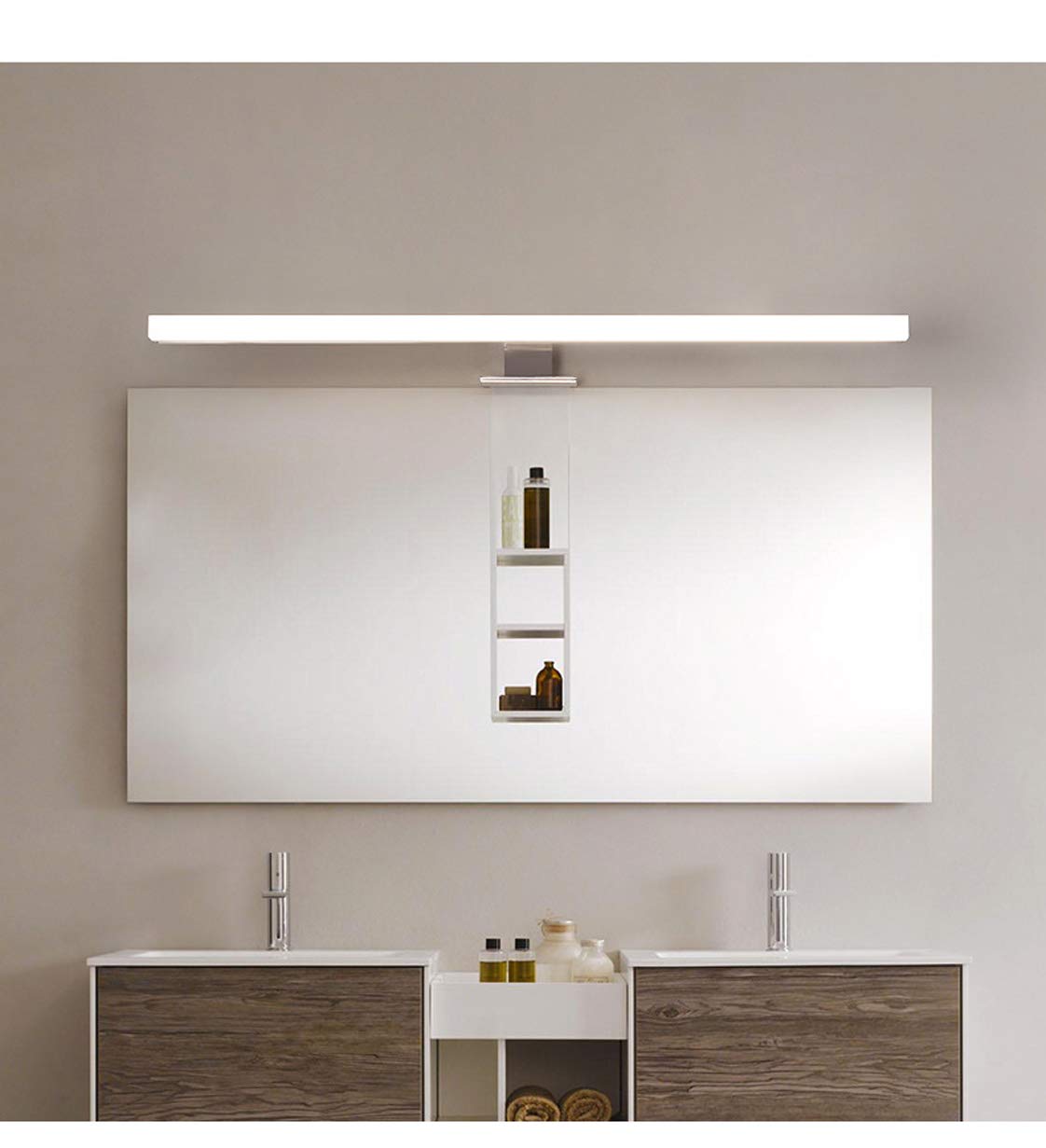 Luz espejo baño, luz espejo LED, iluminación imagen LED regulable, lámpara frontal pared ahorro energía IP44 luces aplique maquillaje LED impermeables ideales para lavar
