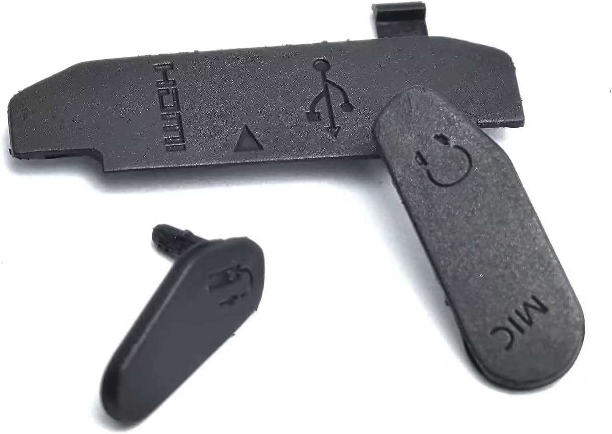 1 Set USB Interface MIC Rubber Cover Cap for Canon 80D Camera Repair Part (80D USB Rubber Cover Cap)