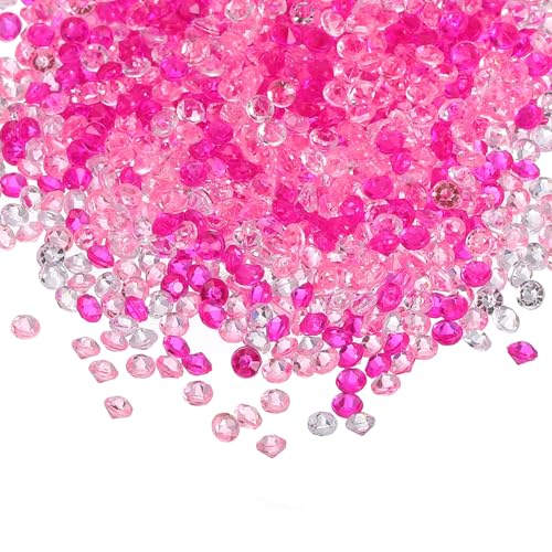 uxcell 5000Pcs Wedding Table Scatter Confetti Diamond 4mm Fake Crystals
