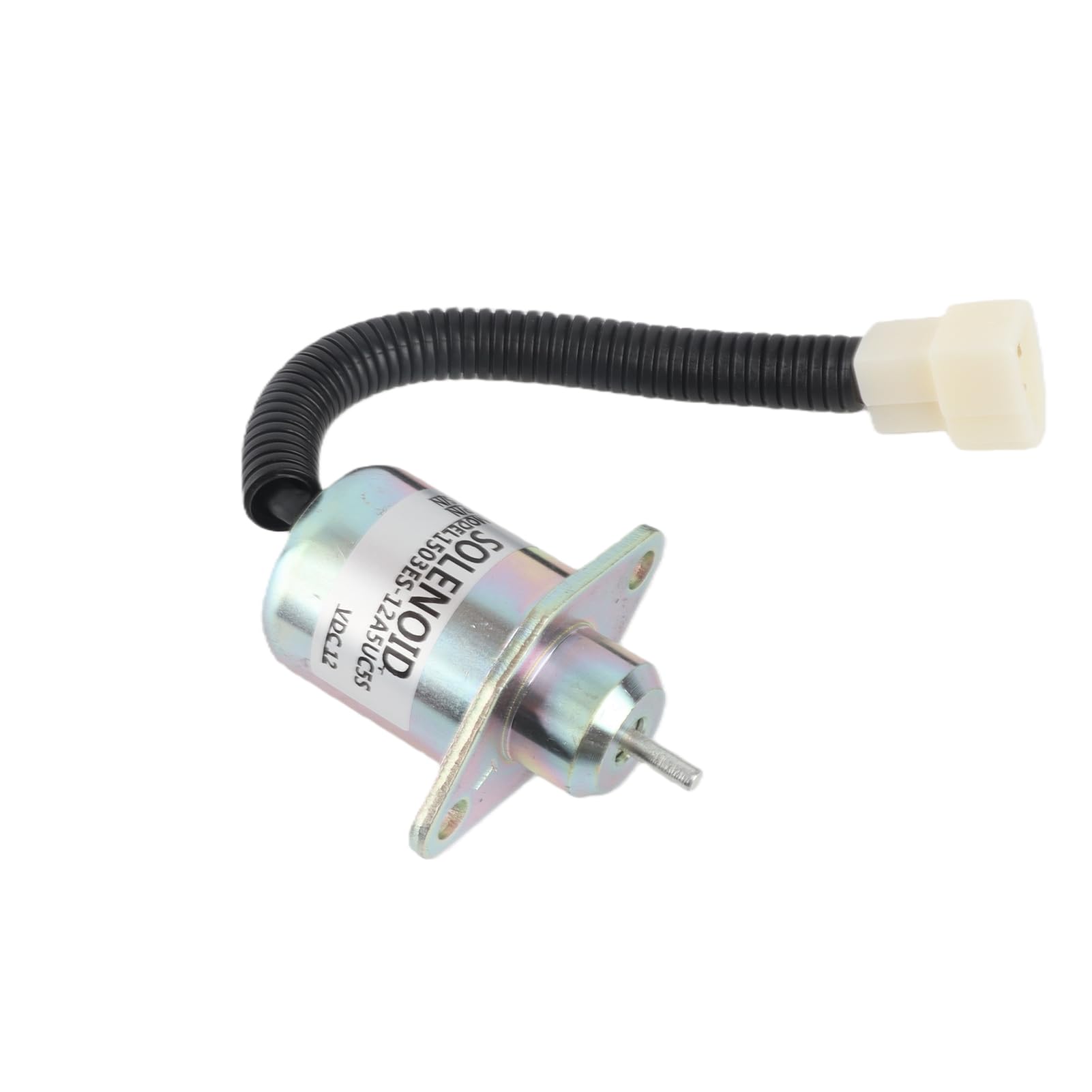 Válvula solenoide de cierre de de 12 V 1503es 12a5uc5s Generador antiinterferencias preciso Solenoide de parada de apagado de para reemplazo