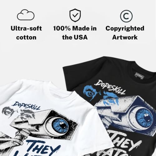 Image of DopeSkill Graphic Tee Streetwear Hip Hop Hypebeast Unisex T-Shirt Sneaker Colour Matching Shirts Rapper Mouth