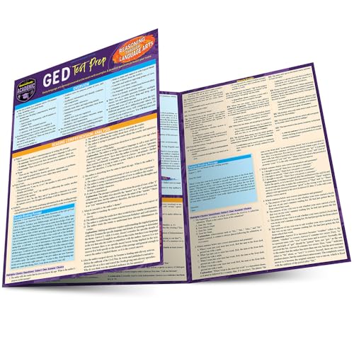 GED Test Prep - Reasoning Through Language Arts: a QuickStudy Laminated Reference Guide (QuickStudy Academic)