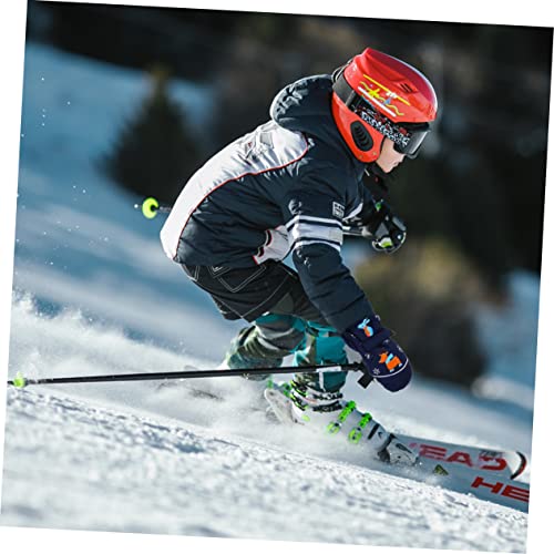 2 Pares luvas de esqui infantil luvas de Inverno luvas de snowboard luvas para crianças luvas de nev