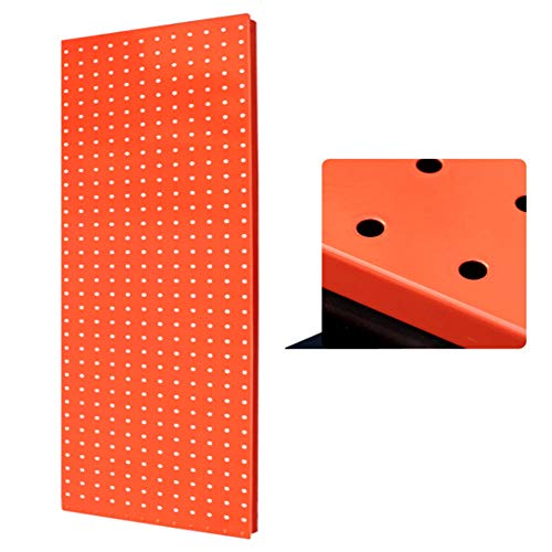 Wytrzymała metalowa ściana pegboardowa, 88 x 30 cm, schowek na narzędzia, do domu, biura, garażu i warsztatu, idealny system majsterkowania i narzędzi