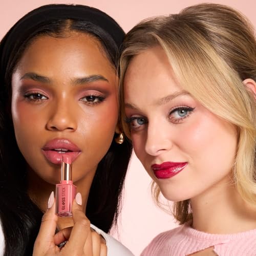 Image of Revolution Pout Lip Gloss Stick - Sweet Rose | Juicy Tint with Glossy Balm Finish | Moisturizing, Lightweight & Non-Sticky | Vegan & Cruelty-Free | 3g