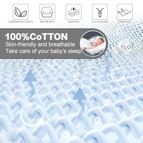 Image of Baby Lounger for Newborn Cover - Newborn Lounger Cover for 0-12 Months, Breathable & Portable Infant Lounger Cover - Soft Baby Floor Seat Cover for Travel, Newborn Essentials - Baby Snuggle Elephant