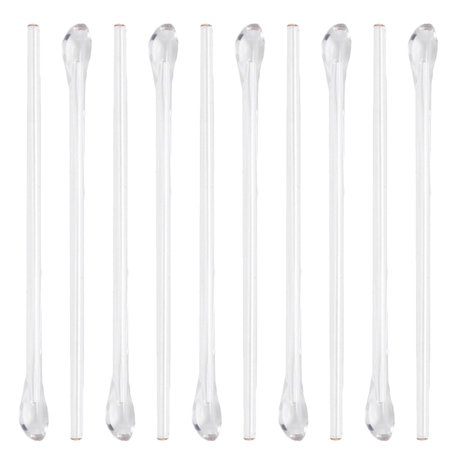 COLLBATH Coussinets D'oreilles en Plastique Argenté pour Lunettes 10 Pièces Accessoires Souples et Flexibles pour Branches de Lunettes Adaptés pour Activités en Extérieur et Travail