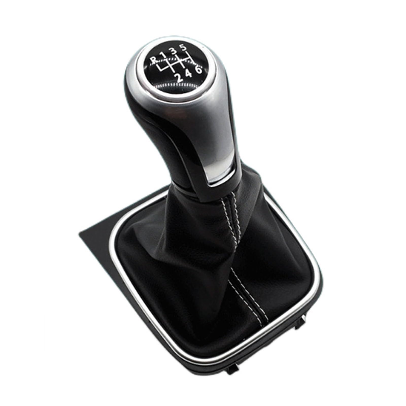 Rbevcrr 6 Speed B0429 Car Shift Lever Knob For Vw For Golf 5/6 Mk5 Mk6 For Scirocco(2009) For Octavia 5/6 Speed Gear Shift Knob Gaiter Stick Shifter Pen(6 Speed B0429)