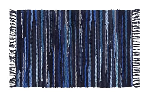 Tapete de algodón 61x91 cm multicolor reversible miniatura 3