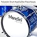 Mendini by Cecilio Kids Drum Set, 5 Piece 16 Inch Junior Drums Kit with Bass, Toms, Snare Drum, Cymbal, Hi-Hat, Drumsticks & Seat for Beginner Student (Metallic Blue)