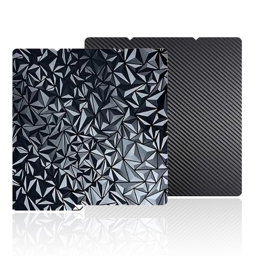 Druckplatte Doppelseitig Texturiert PEO+PET für Anycubic Kobra S1/S1 Combo - 264x276mm Doppelbeschichtung Druckplatte für Anycubic Federstahl Flexible Plattform Beheiztes Druckbett Zubehör