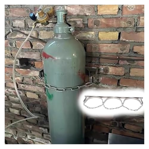 Carro para Cilindros, Estante de Almacenamiento de Gas de Acero, Tanques de pie, (Estante para Cilindros de oxígeno, Estante para Cilindros de Gas montado en la Pared de Acero Inoxidable, so