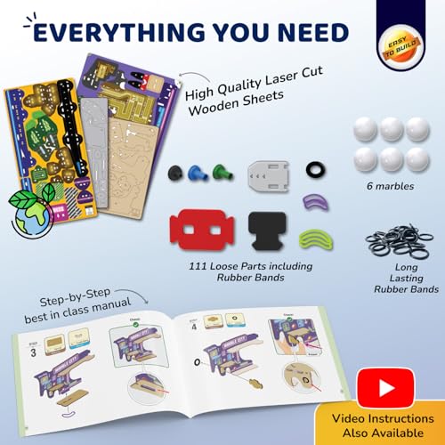 Image of Smartivity Ultimate Marble City for Kids 8-14 Years Old | 3in1 Exciting Game Zones: Spiral, Maze & Hopper | Build & Play I Birthday Gift for Boys & Girls 8,9,10,11,12,13,14 Years