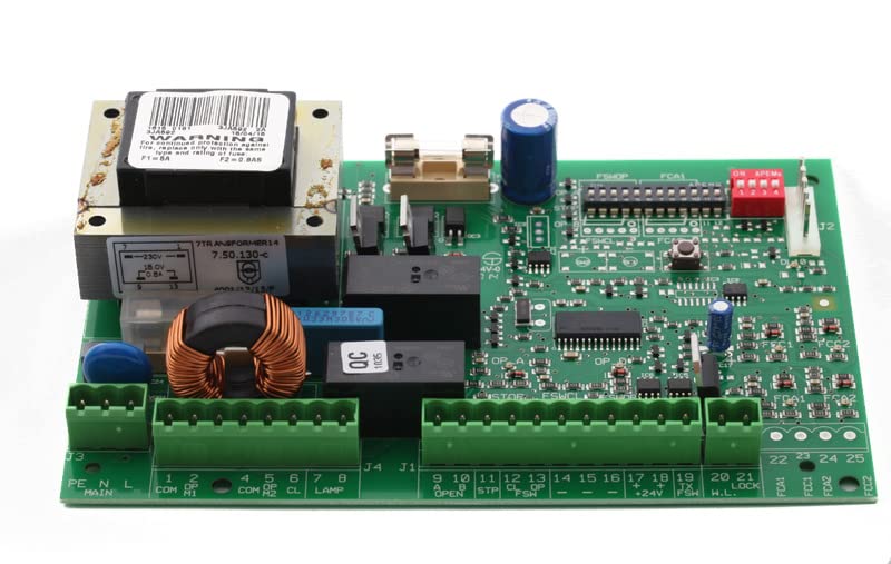 Dieffematic JA592 Brain 16 - Centrale di Comando per Cancelli a Battente, Scheda Elettronica di Ricambio 230V Genius