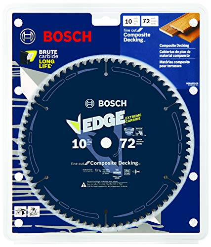 Bosch DCB1072CD 10 In. 72 Tooth Edge Circular Saw Blade for Composite Decking - image 8