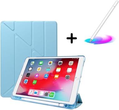 UnDePlus Redmi Pad 10.61in  ile uyumlu K l f Dokunmatik Kalem + Kalem B lmeli Mars Case Mavi