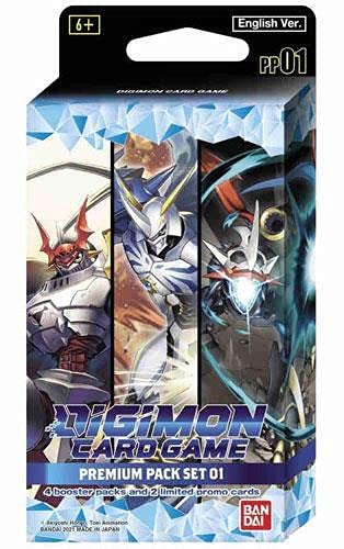 2021 Bandai Digimon Card Game Premium Pack Set 1 [PP01] - 4 Booster Packs