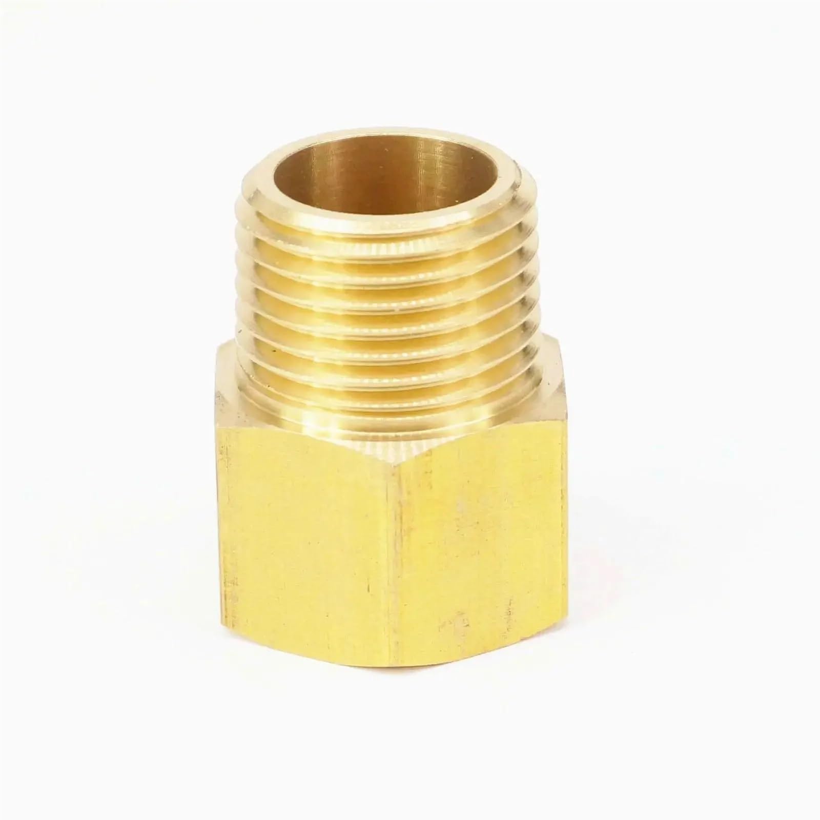 Connettore maschio NPT da 1/2" x 1/2" BSPP femmina in ottone per manometro aria gas carburante acqua pressione 229 PSI