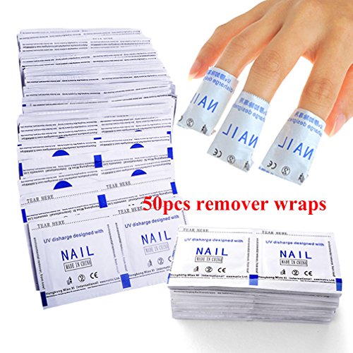 CLAVUZ Magnetic Nail Polish Set 5pcs Gel Polish with Top and Base Coat with 50 pcs Remover Wrap Soak Off UV LED Nail Art Kit 1pc Magic Magnet Stick Free Set DIY Manicure at Home - Thumbnail 6