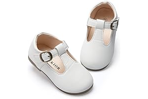 Meckior Toddler Little Girl Mary Jane Dress Shoes Ballet Flats