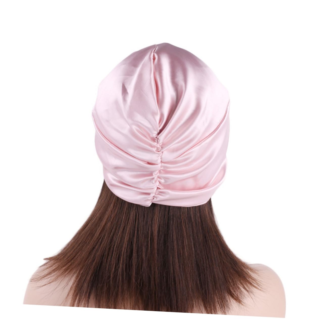 Beavorty 4 Pz Berretto chemioterapico in seta cappelli da doccia cuffia da doccia in seta cuffia per doccia tappo per doccia cuffie da doccia berretti da notte in raso dormire bevande donna