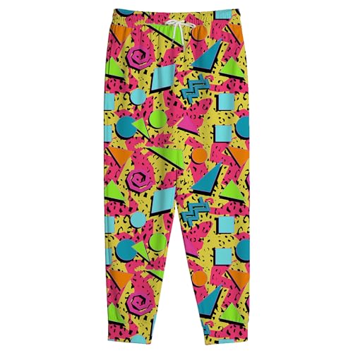 Nhjk Mens Joggers Sweatpants Retro 80S Style Printed Novelty Athletic Pants For Running Casual Sports With Elastic Waistband And Pockets X-Large thumb #5