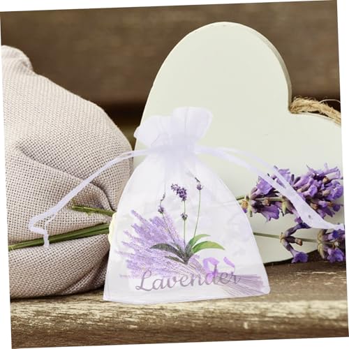 Cabilock 20 bolsas sachet de lavanda con cierre ajustable miniatura 7