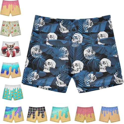 Boys Swim Trunks Quick Dry Kids Bathing Suit Tropical Banana Kull Toddler Swim Shorts Boardshorts Swimwear 3t