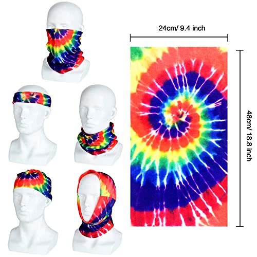 JORAKI Hippiekostuum set van 6 hippie accessoires vredesteken halsketting oorbellen armband regenboog hoofdband zonnebril hippie kostuum jaren '60 en '70 themafeest - Image 4