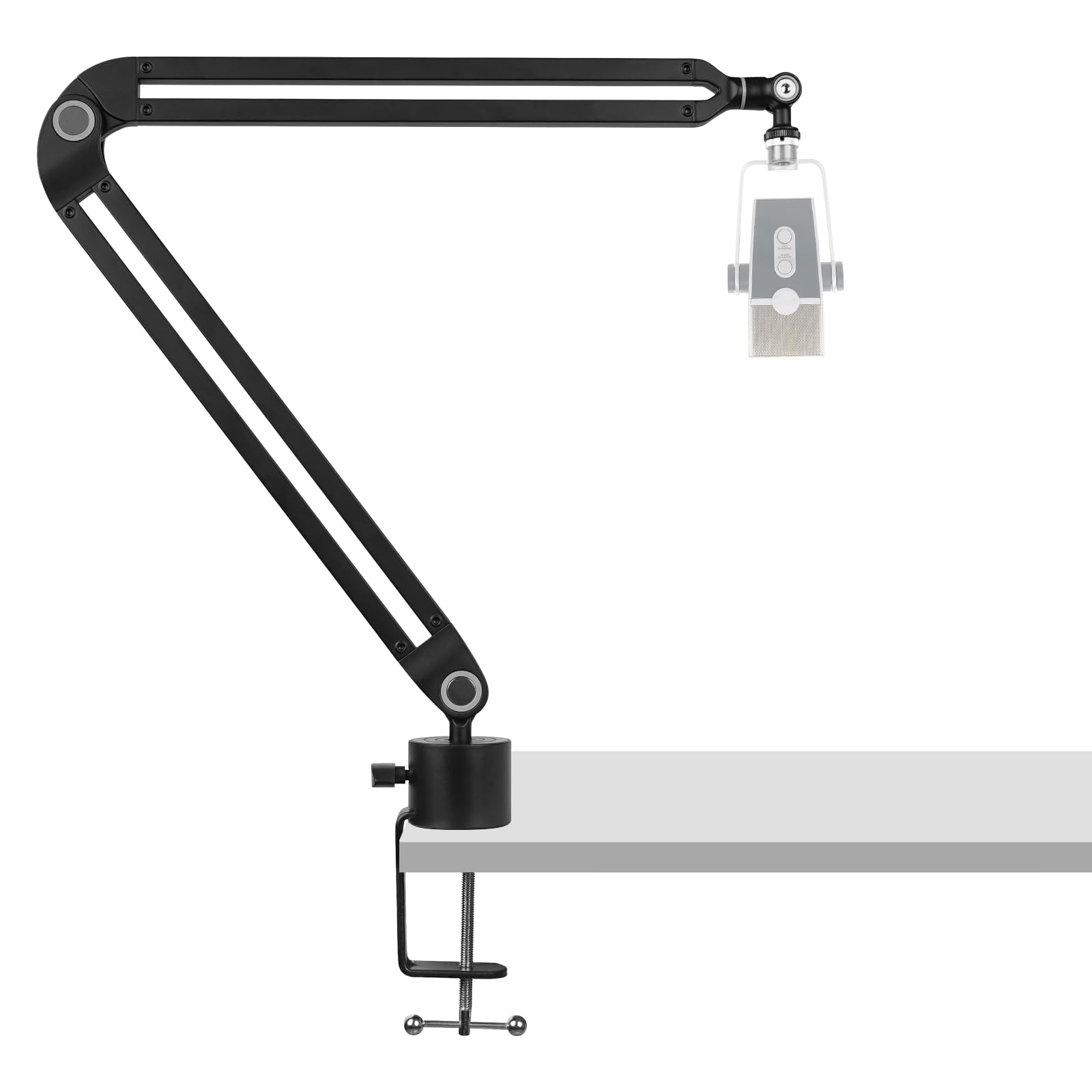 GEEKRIAfor Creators Microphone Arm, Mic Boom Arm Mount, Suspension Stand, Desk Mount Holder Compatible with FIFINE k699B, AmpliGame A6, Shure SM7B, SAMSON Technologies Q2U