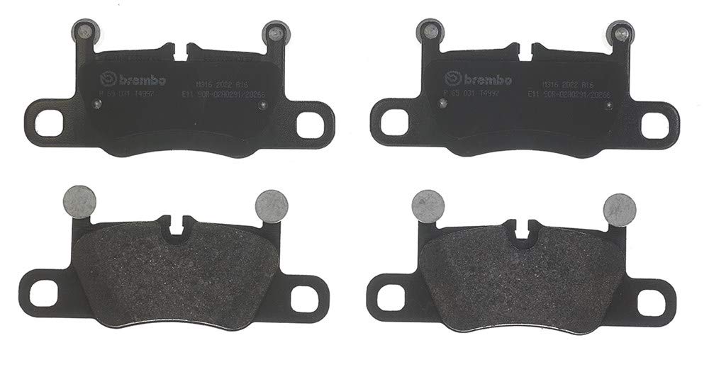 BREMBO Bremsbelagsatz, Scheibenbremse P65031 | Kompatibel mit: PORSCHE 911, 911, 911 Cabriolet, 911 Cabriolet, 911 Targa