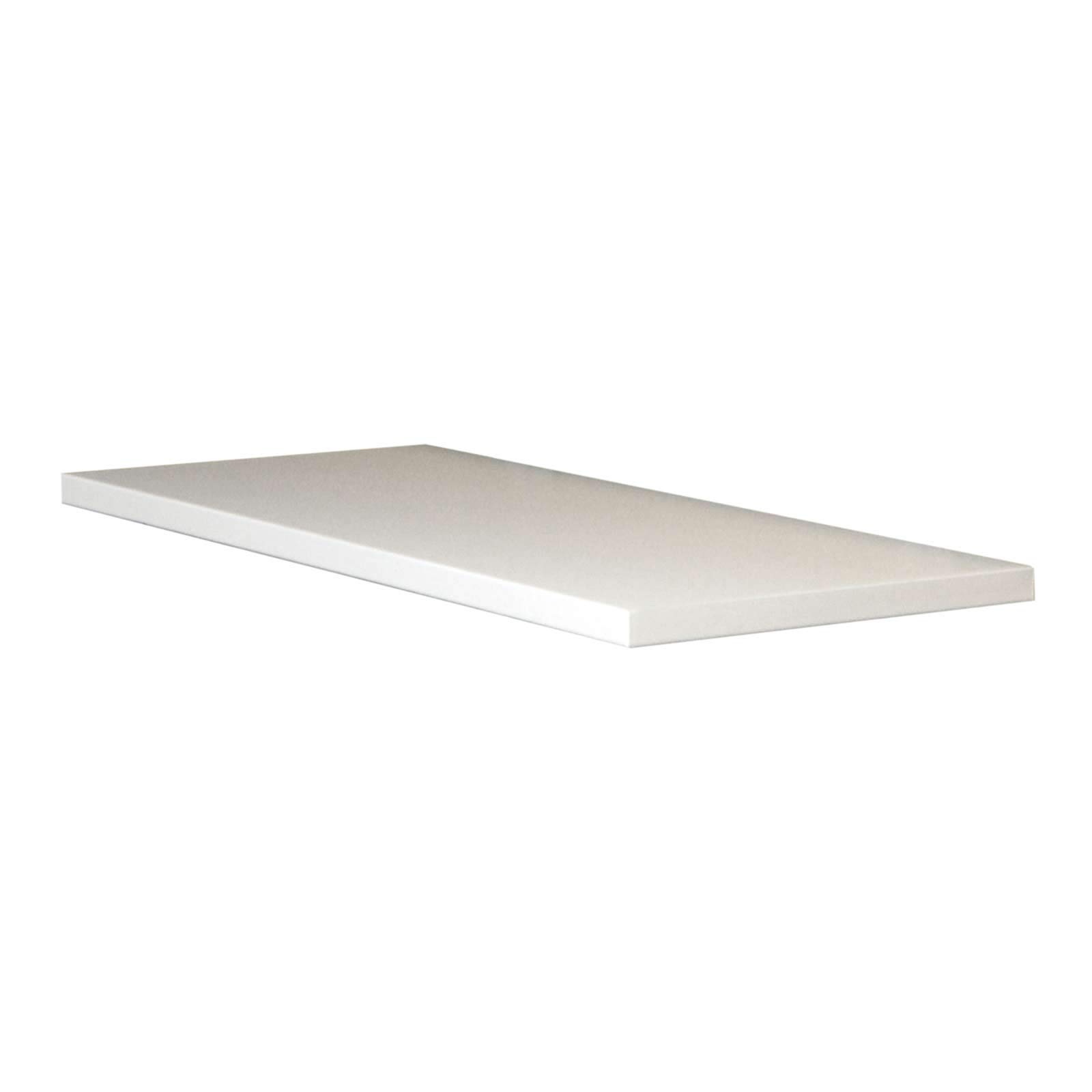 Display Stands Ltd White 600Mm X 300Mm Wooden Shelf For Slatwall Panels & Home With Optional Shelf Brackets (D21+) (, No Brackets Required)