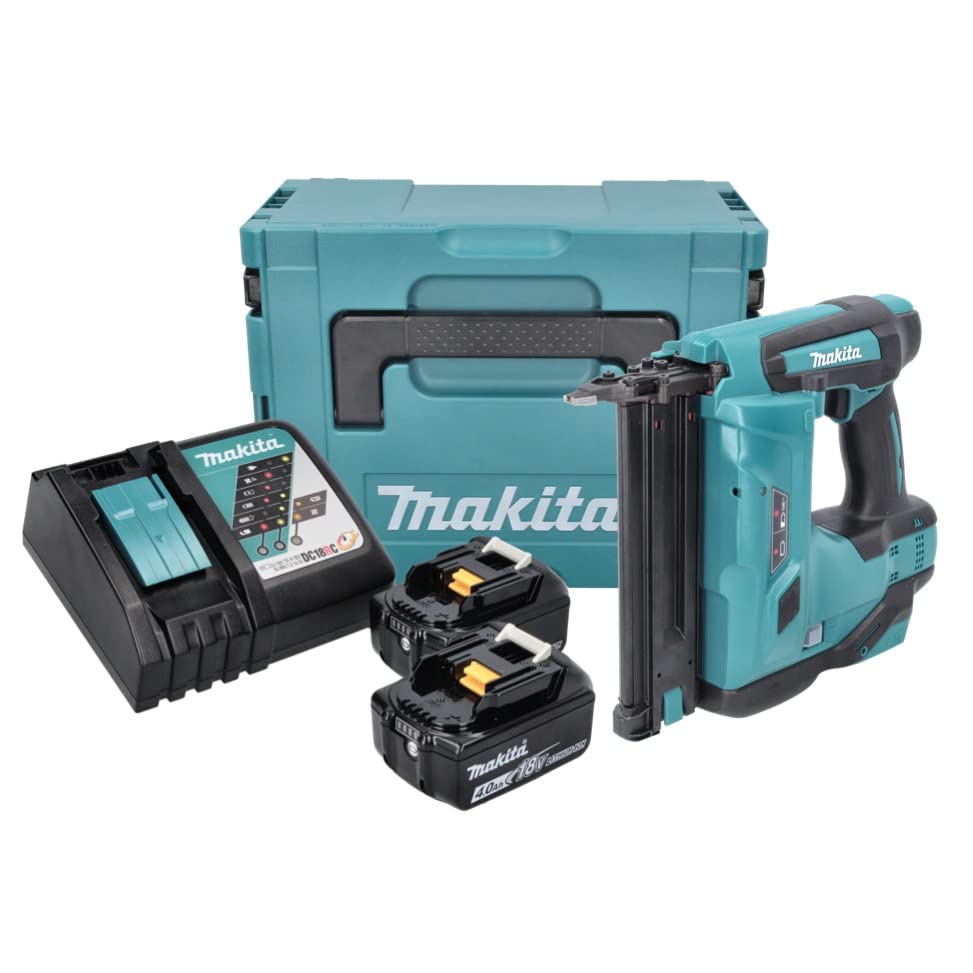 Makita DBN 500 RMJ, cloueuse sans fil, 15-50 mm, 90°, 18 V