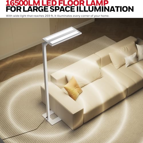 Image of Honeywell 06E Ultra Sunturalux Dual-Light LED Floor Lamp Modern 16500LM