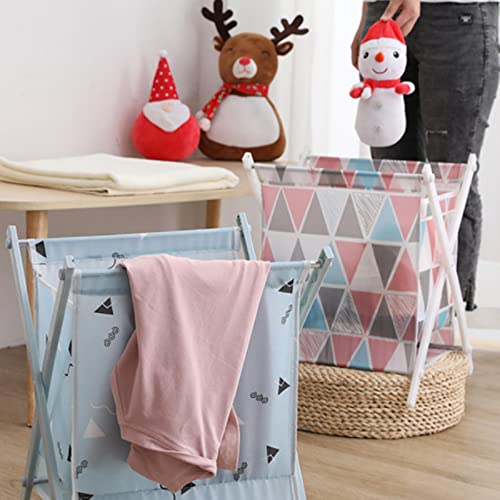 SEIWEI Cesta de armazenamento de tamanho grande dobrável para lavanderia dobrável e conveniente para