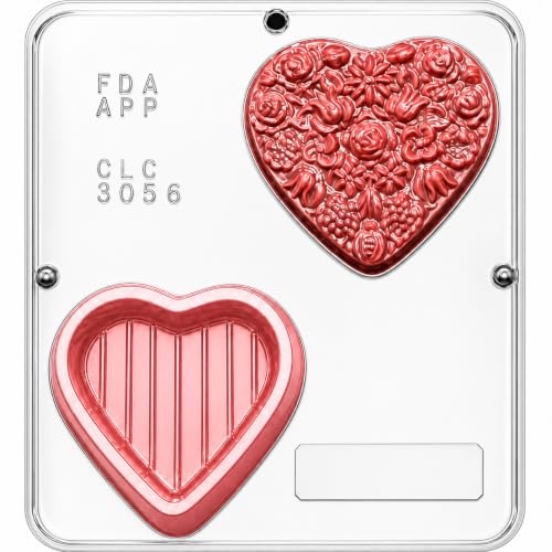 Heart Box with Cover Chocolate Candy Mold Valentines Day 3056