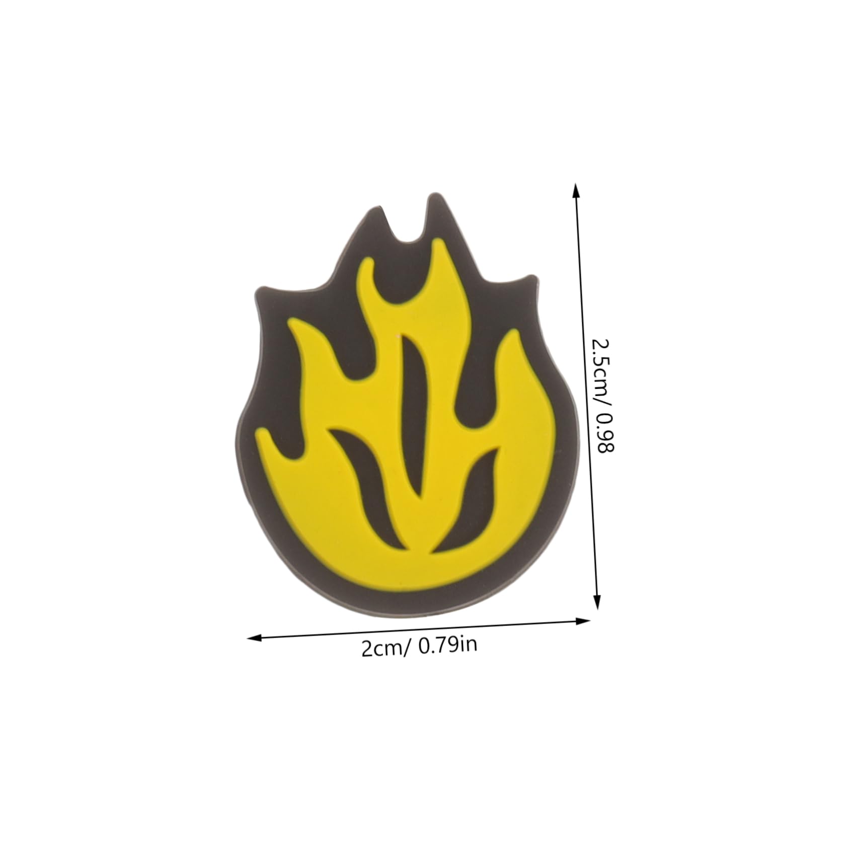 LAPYAPPE 6Pcs Fire Shaped Tennis Racket Dampener Silicone Vibration Absorber for Enhanced Control Comfort Lightweight Portable for All Ages