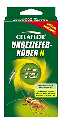 Preisvergleich Produktbild Substral Celaflor Ungeziefer-Köder, Köderdose gegen Schaben, Silberfischchen und anderes kriechendes Ungeziefer, 2 Dosen