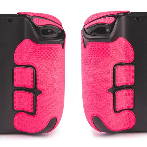 Image of TALONGAMES Controller Grips Compatible with Steam Deck OLED /Steam Deck Controllers, Anti-Slip, Sweat-Absorbent, Textured Skin kit, for Handle Grips, Buttons, Triggers, D-pad (Ultra - Pink)