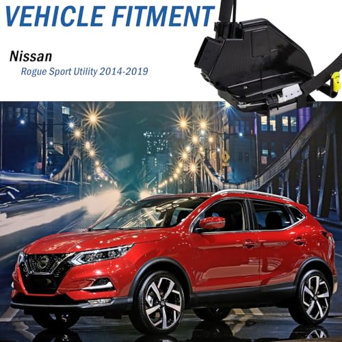 Image of Front Left Driver Side Door Lock Actuator 80501-4BA0A Compatible with Nissan Rogue Sport Utility 2014 2015 2016 2017 2018 2019, Door Latch Replaces 80501-4BA0B