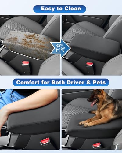 Image of CDEFG for 2026 Subaru Forester Center Console Cover | for 2026 Subaru Forester (Touring /Wilderness /Premium /Sport /Limited) Accessory Armrest Cover Middle Console Arm Rest Protector