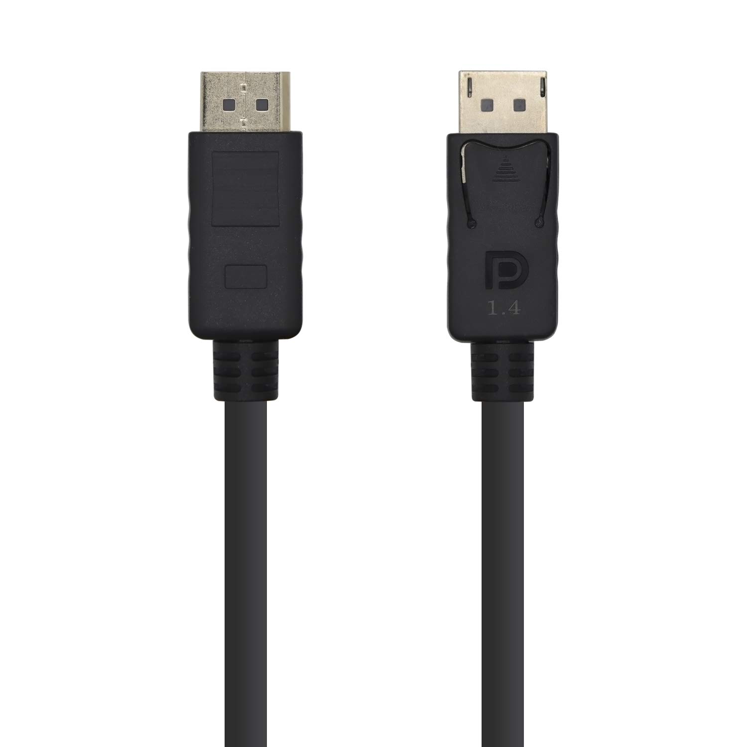 AISENS - A149-0389 - DISPLAYPORT CABLE V1.4 8K@60HZ, DP/M-DP/M, BLACK, 0.8M
